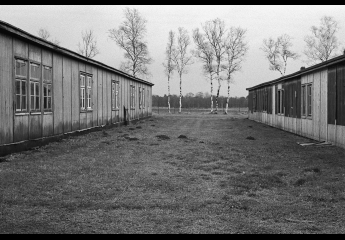 Stalag X B, Sandbostel Barracken der russischen Kriegsgefangenen auf dem Gelände der heutigen Gedenkstätte