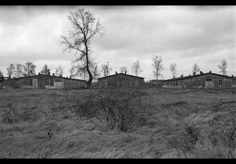 Stalag X B, Sandbostel Barracken der russischen Kriegsgefangenen auf dem Gelände der heutigen Gedenkstätte