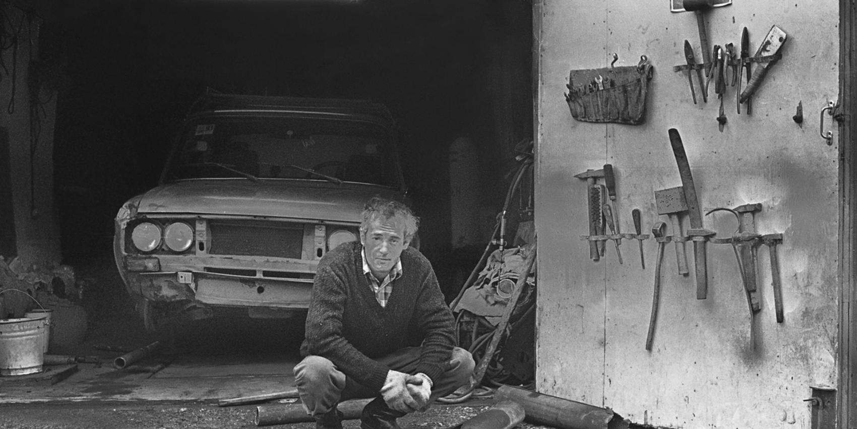 Garage auf Kamtschatka, Herbst 1991, Foto: © Anselm Graubner