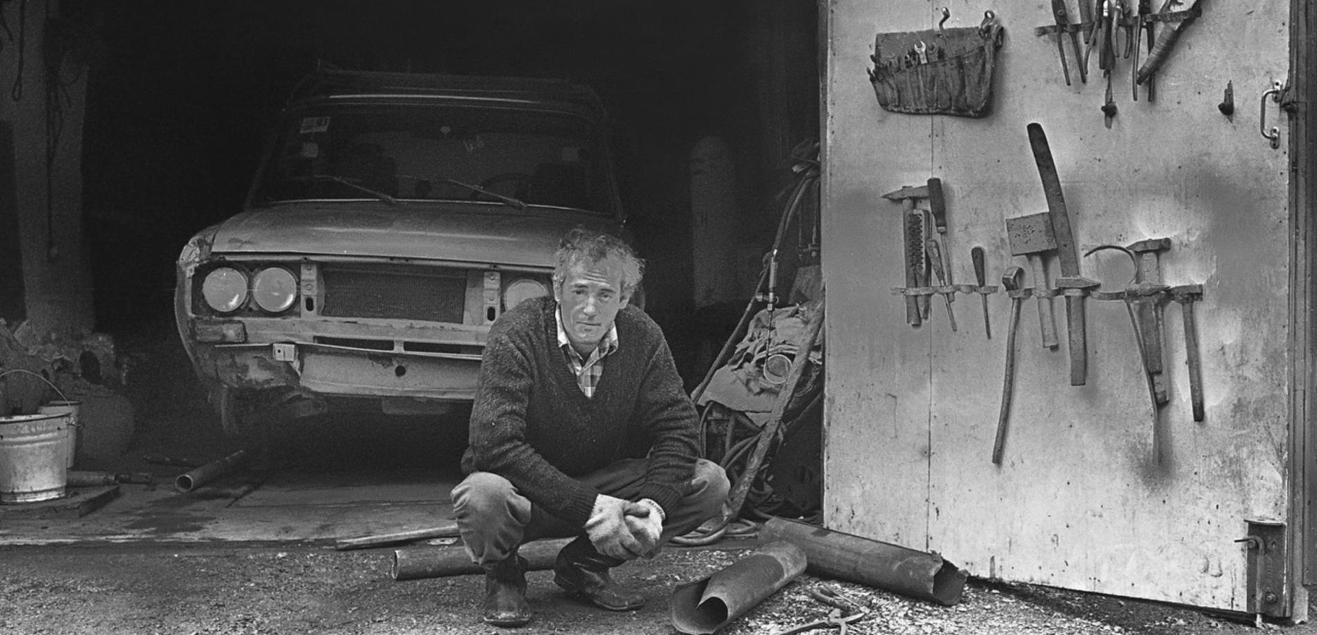 Garage auf Kamtschatka, Herbst 1991, Foto: © Anselm Graubner