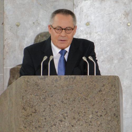 Karl Schlögel, Laudator zum „Friedenspreis des Deutschen Buchhandels“ 2009, in der Frankfurter Paulskirche