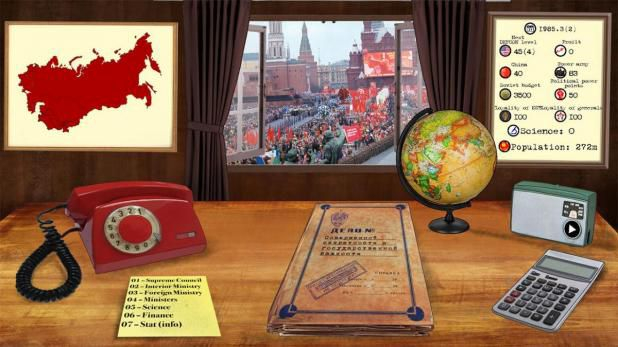 Abbildung 2: Strategische Ansicht der 2017 erschienenen Version von Crisis in the Kremlin, © Kremlingames.