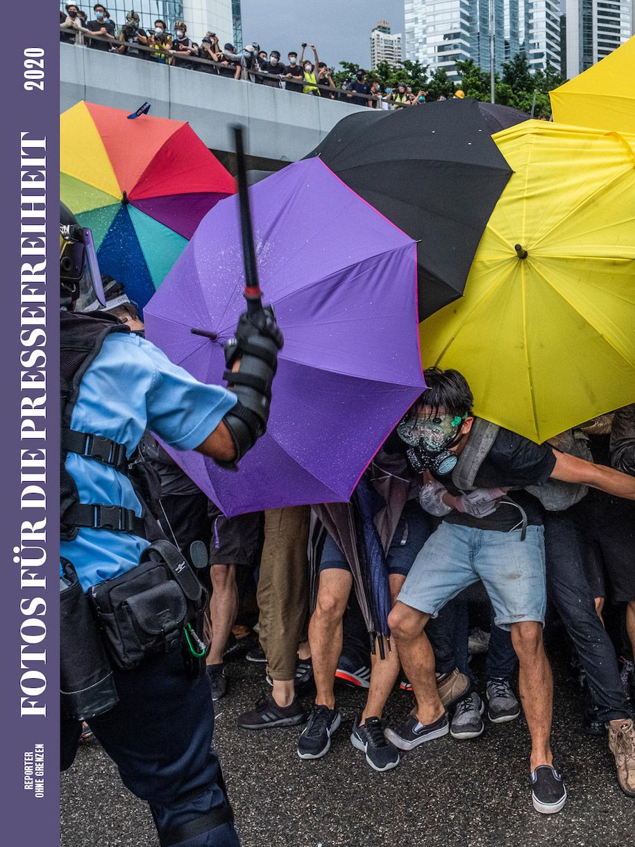 Credit: Lam Yik Fei, Proteste in Honkong 2019, in „Fotos für die Pressefreiheit“, Berlin 2020.