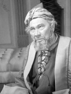 Paul Wegener (1874–1948) als Nathan in „Nathan der Weise“ am Deutschen Theater in Berlin, September 1945.