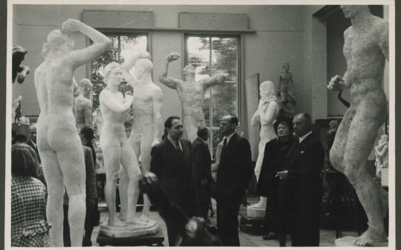 Rundgang im Georg Kolbe Museum Berlin, 1950er Jahre
