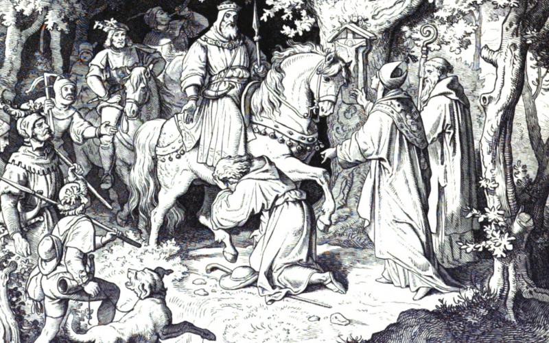 Otto und sein Sohn Ludolf