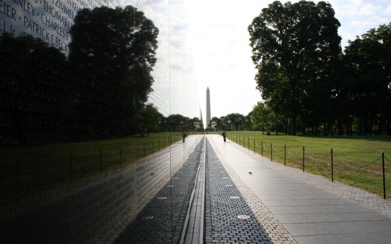 Vietnam Veterans Memorial in Washington DC
