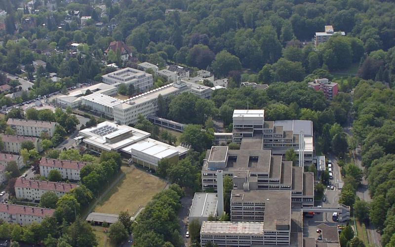 Luftbild des Bundeskriminalamts Wiesbaden, Liegenschaft Tränkweg