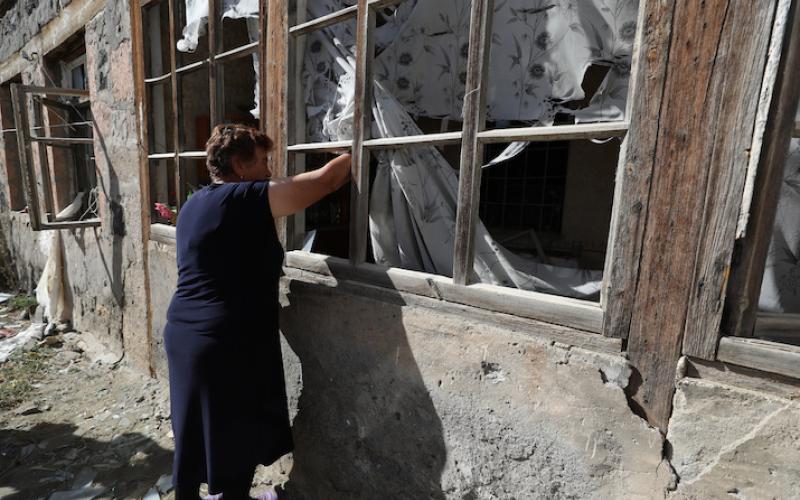  Armenien, nach aserbaidschanischem Beschuss am 17. September 2022