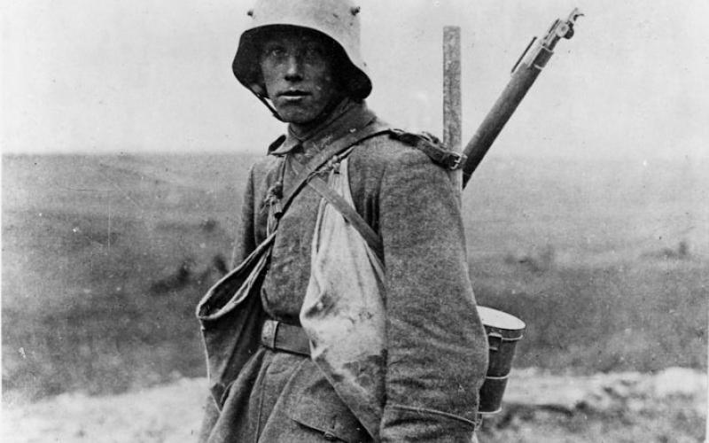 Deutscher Soldat an der Westfront