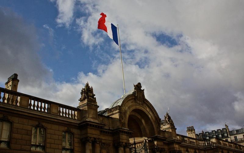 Foto des Elysée-Palastes in Frankreich am 5. Januar 2012