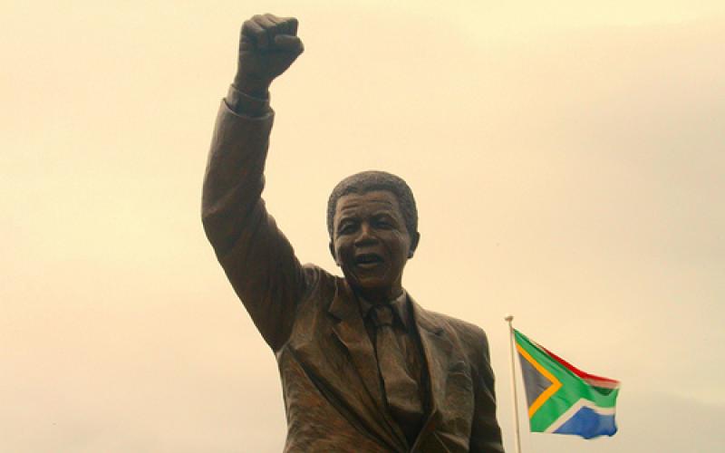 Denkmal Nelson Mandela in Paarl, Western Cape, Südafrika, 12.11.2008