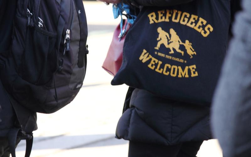 Refugees Welcome.  © User: Leif Hinrichsen, IMG_7746, Berlin, 23.03.2013. Quelle: Flickr (CC BY-NC-SA 2.0)