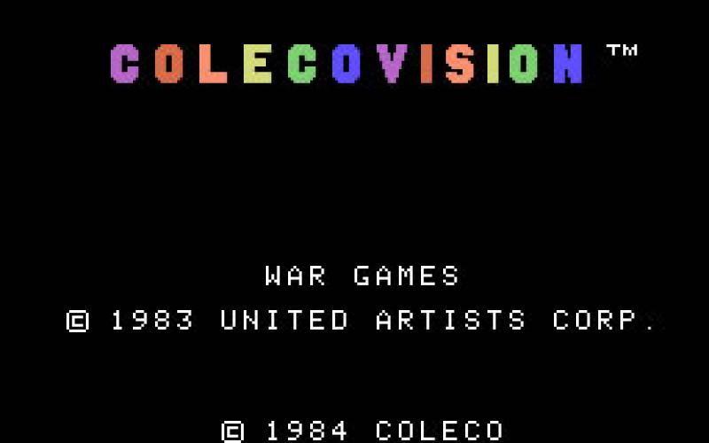 Startbildschirm von WarGames