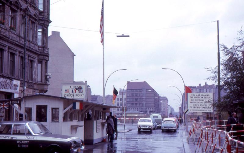 Checkpoint Charlie was on Friedrichstrasse, near Kochstrasse. It was the only crossing between West Berlin and East Berlin that could be used by Americans and other foreigners, and by members of the Allied Forces. The other six checkpoints were for reside