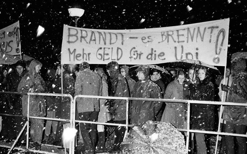 Studentendemonstration in Bonn, 1969