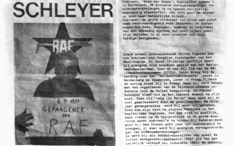 Entführung von Hanns Martin Schleyer, 1977