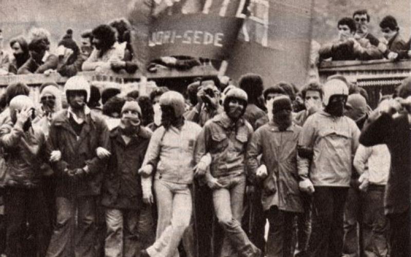 Manifestazione del movimento 77 a Roma