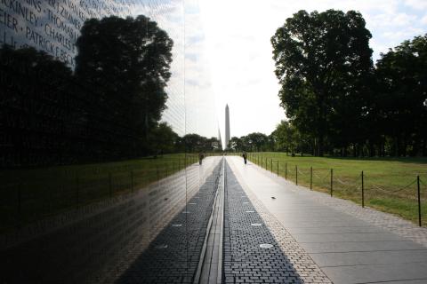 Vietnam Veterans Memorial in Washington DC