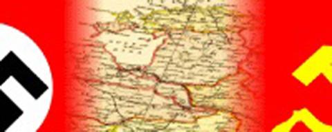 © C. Peltimikko, via Wikimedia Commons Public Domain, Titel: Baltic states between nazis and soviets