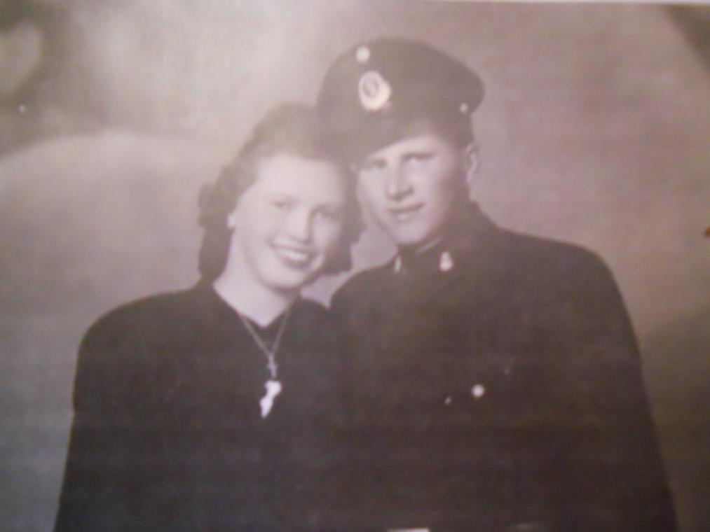 The only family photograph showing Vjeran’s grandparents in 1944, Bjelovar, Croatia.