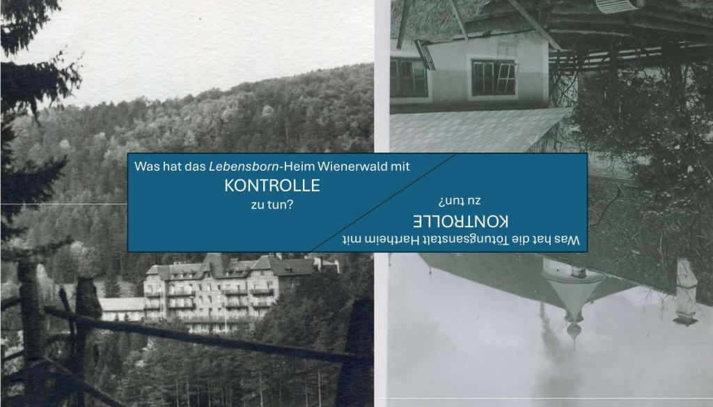Abb. 5.: Holztafeln als Impulsgeber regten zur Reflexion des Gesehenen und Gehörten an. Foto: Lern- und Gedenkort Schloss Hartheim