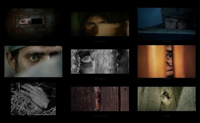 Collage aus HOLOFICTION, mit Titel- und Jahresangabe unterhalb des jeweiligen Spielfilmstills, © KOSAKOWSKI FILMS, 2025.