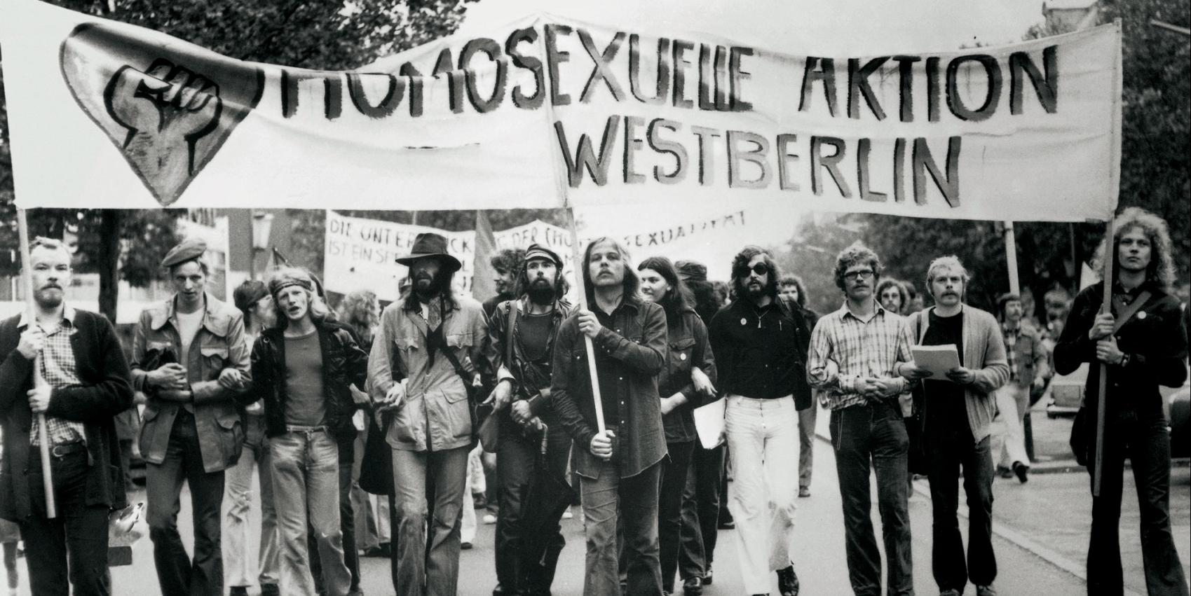 Pfingstdemo von der Homosexuelle Aktion Westberlin, 9. Juni 1973