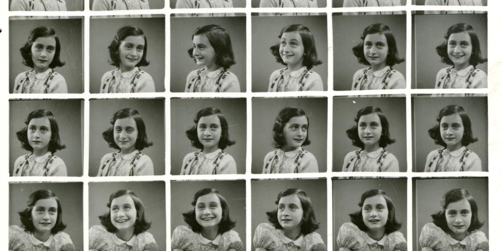 Passbilder von Anne Frank 1939