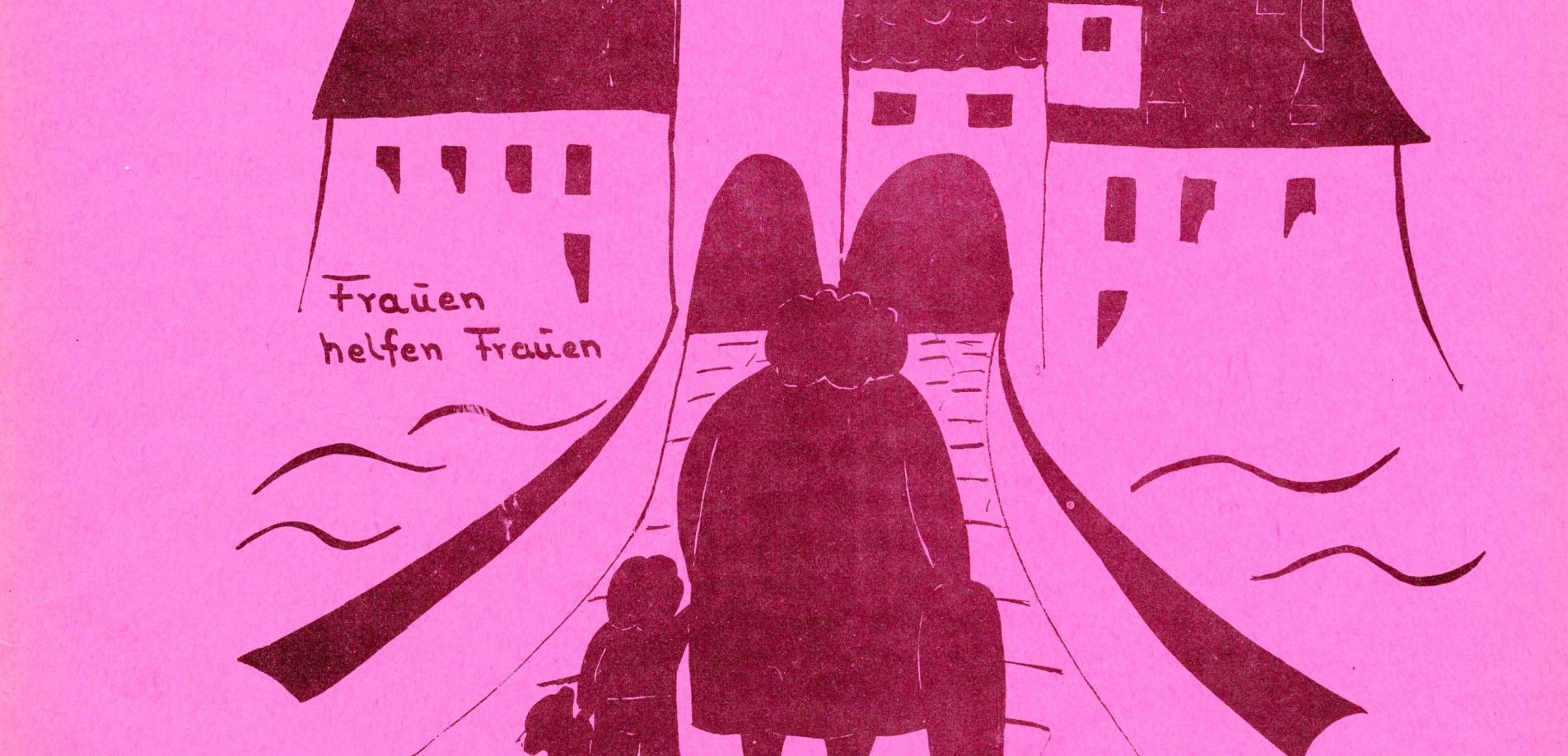 Flugblatt der Regensburger Frauenhaus Initiative, 1977.