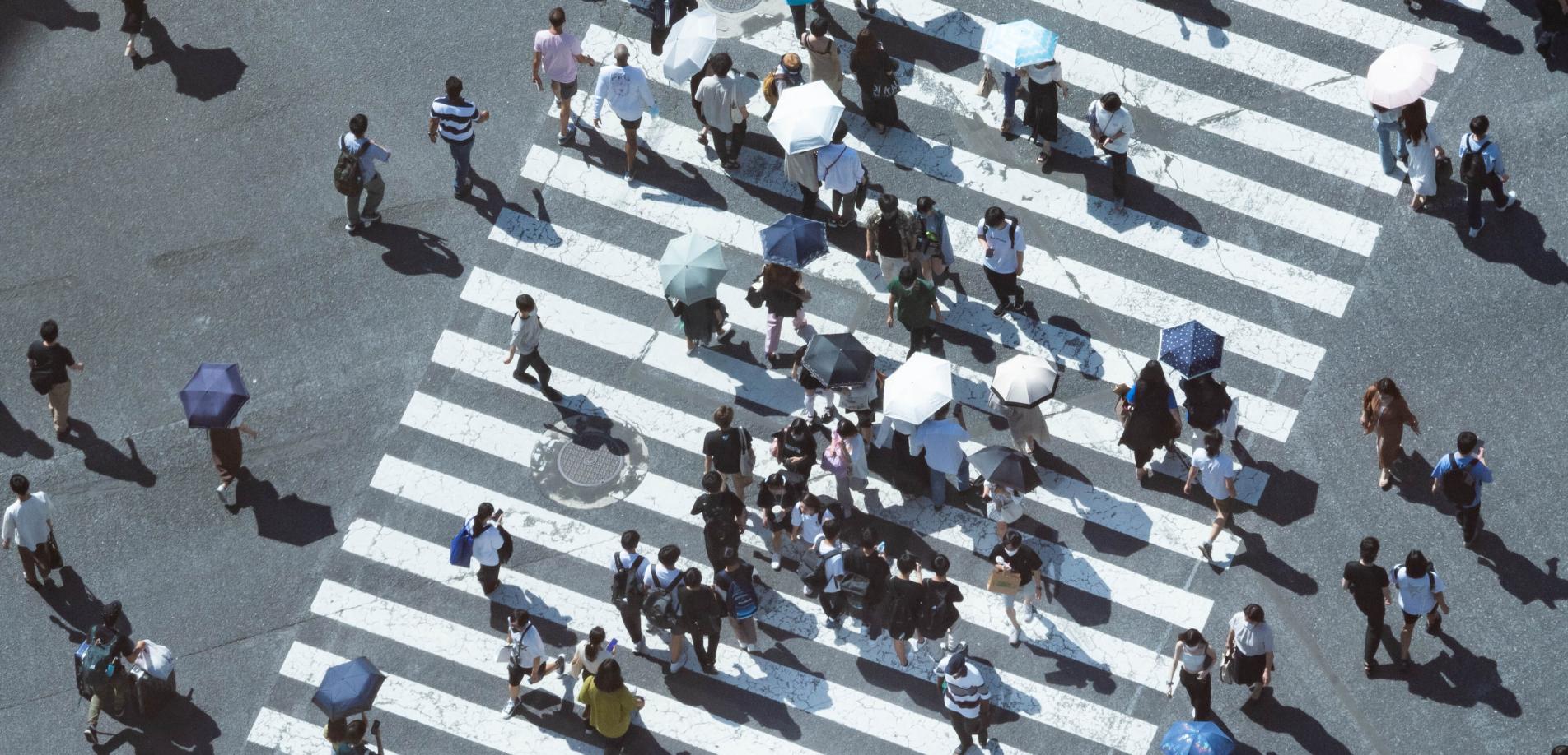 Dick Thomas Johnson, Shibuya Scramble Crossing, Tokyo, Japan, Creative Commons Attribution 2.0 Generic license.