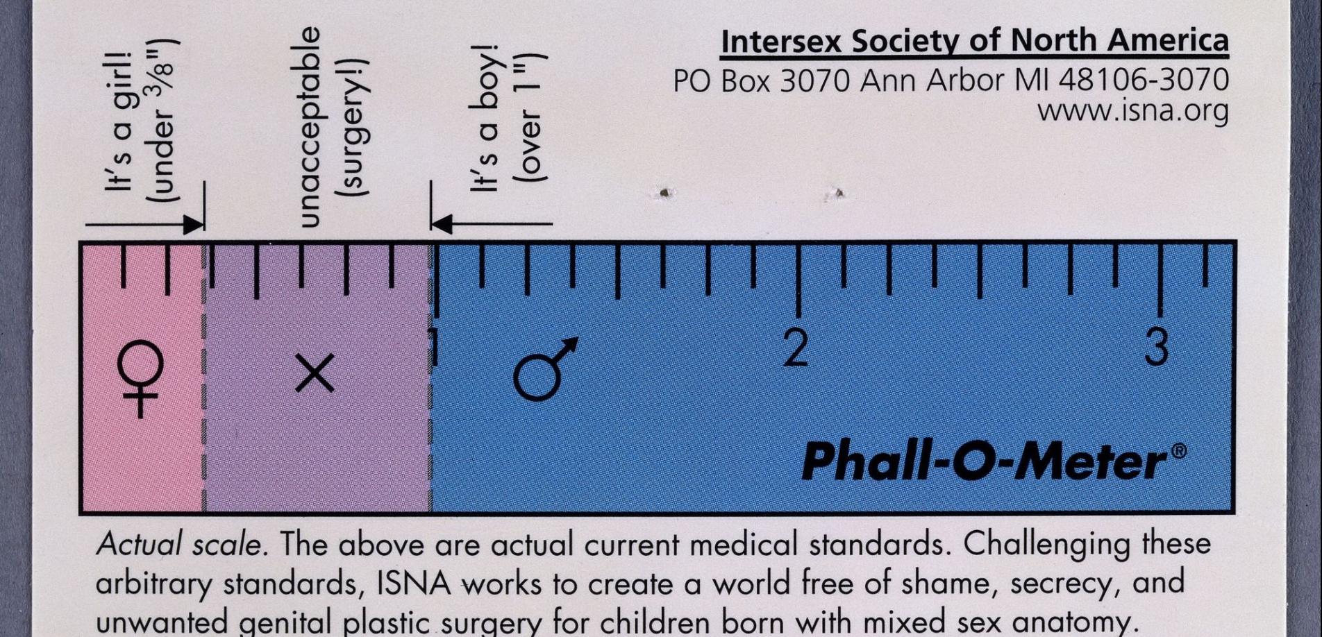 „Phall-O-Meter“ der Intersex Society North America