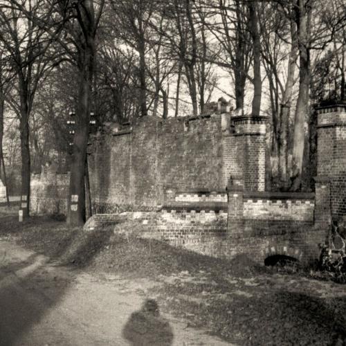 Ansicht der Mauer des Jüdischen Friedhofs von Słubice