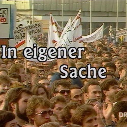 Demonstrant:innen gegen die SED-Diktatur