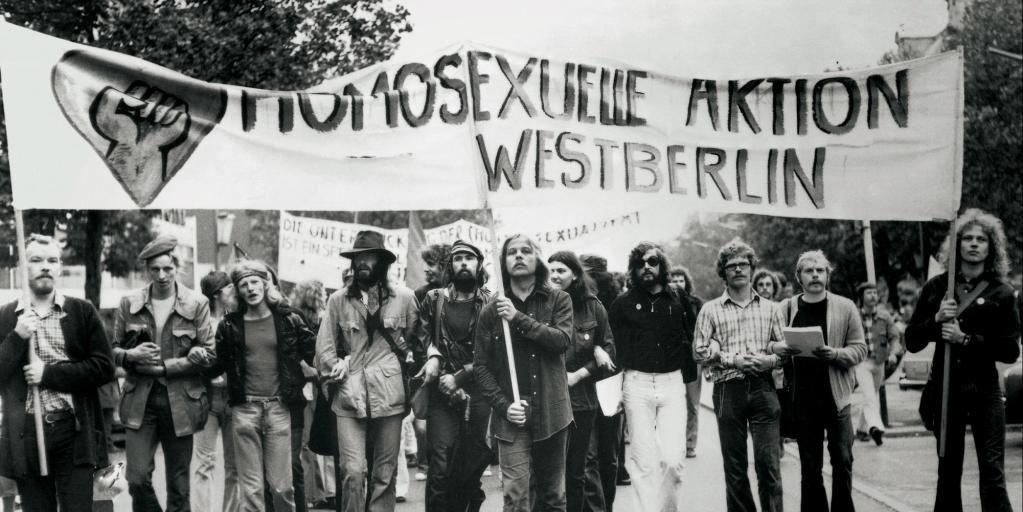 Pfingstdemo von der Homosexuelle Aktion Westberlin, 9. Juni 1973