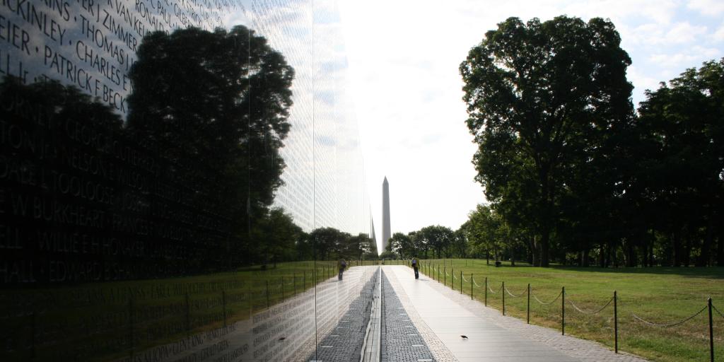 Vietnam Veterans Memorial in Washington DC