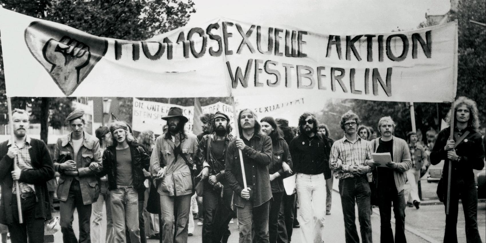 Pfingstdemo von der Homosexuelle Aktion Westberlin, 9. Juni 1973