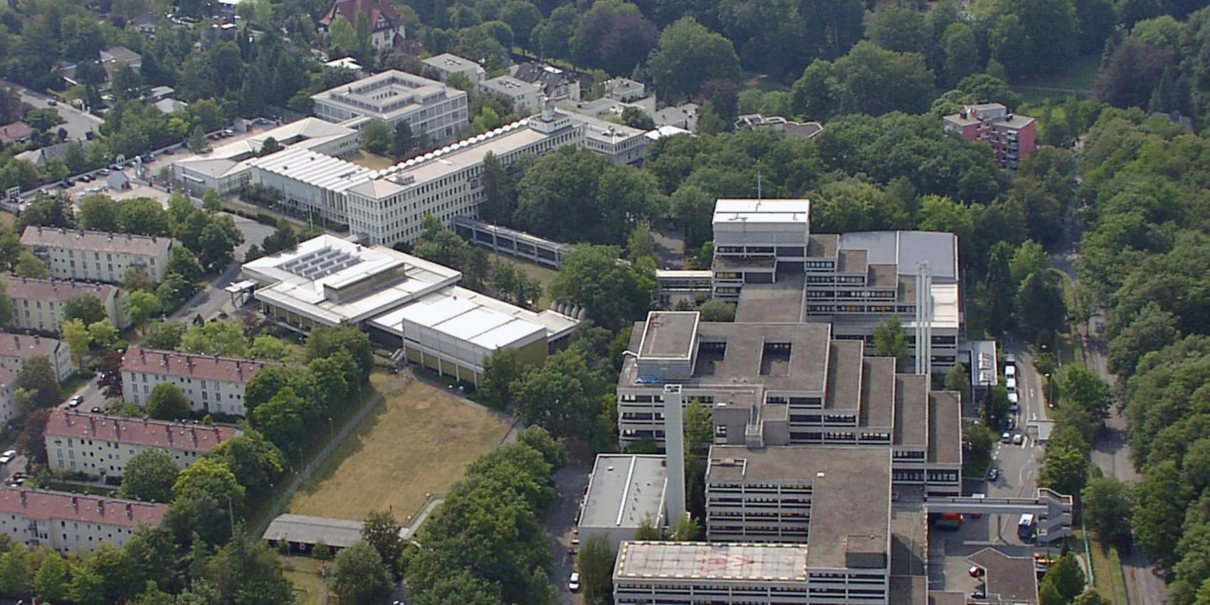 Luftbild des Bundeskriminalamts Wiesbaden, Liegenschaft Tränkweg