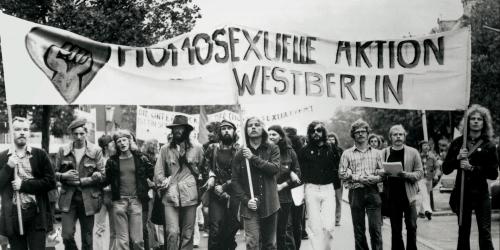 Pfingstdemo von der Homosexuelle Aktion Westberlin, 9. Juni 1973