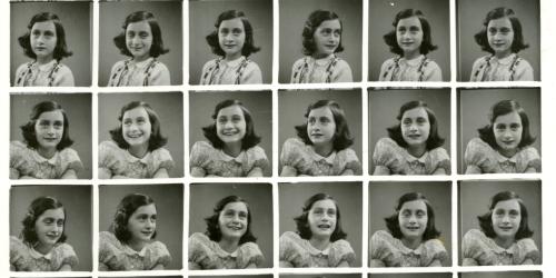 Passbilder von Anne Frank 1939