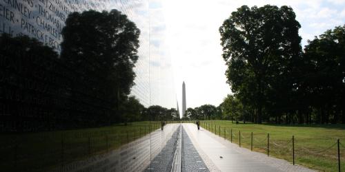 Vietnam Veterans Memorial in Washington DC