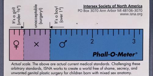 „Phall-O-Meter“ der Intersex Society North America
