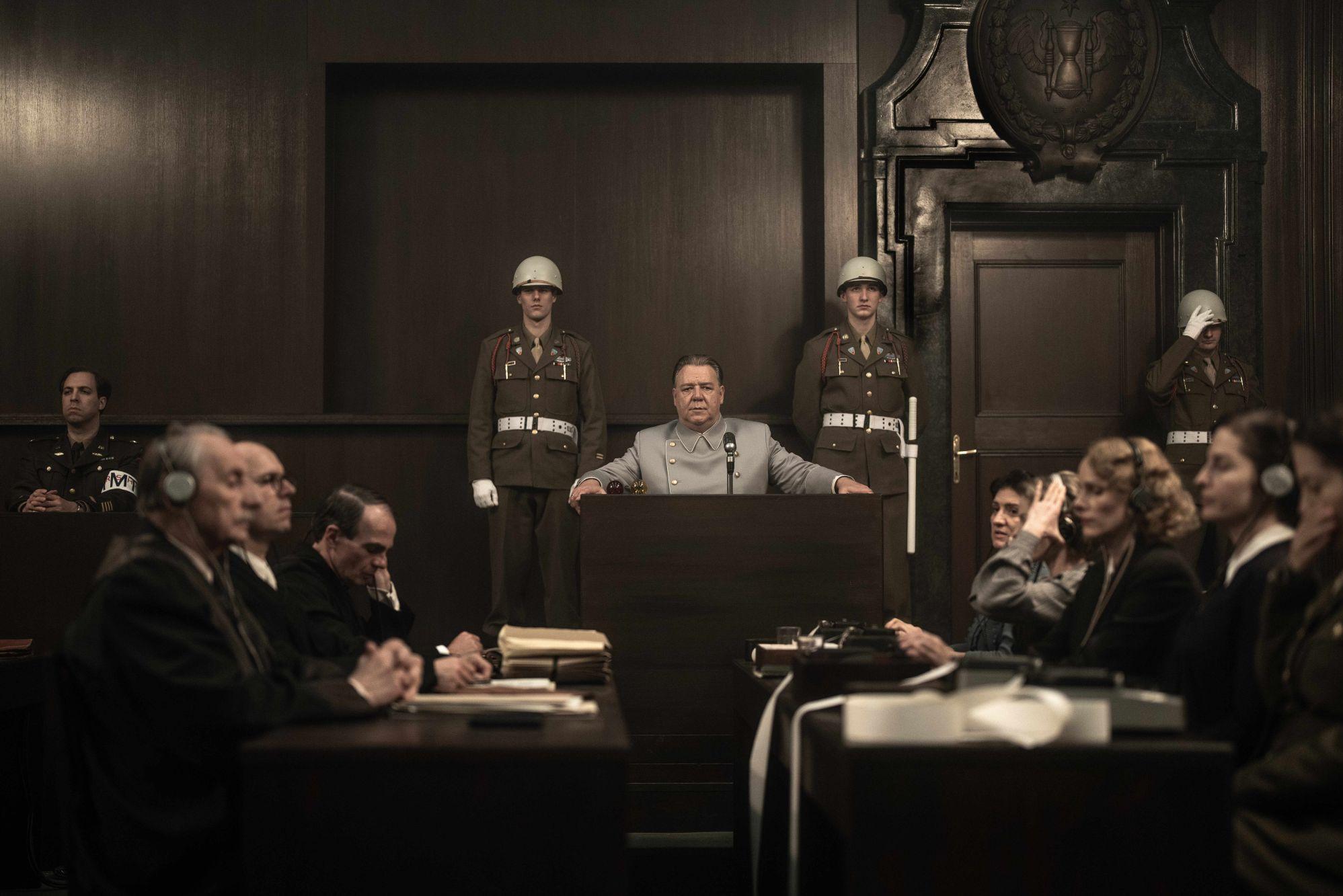 Gerichtsszene mit Göring